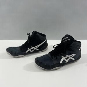 Asics Snapdown 3 Wrestling Shoes Sneakers Black Gray 1081A030 Mens Size 9
